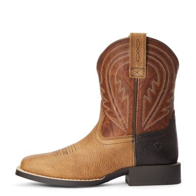 Ariat Lil' Hoss Kahverengi Western Csizma Çocuk (27208-380)